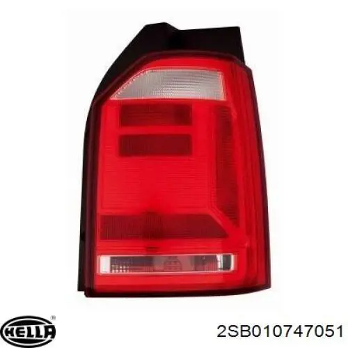 Фонарь задний левый внутренний 3AF945307 VAG