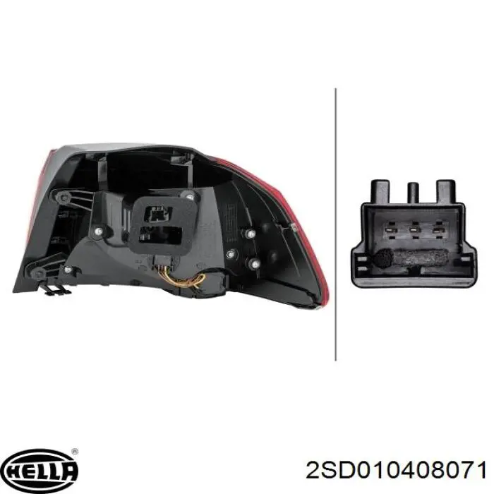 Задняя левая внешняя фара VAG 5K0945095K цена, от 437.02 USD