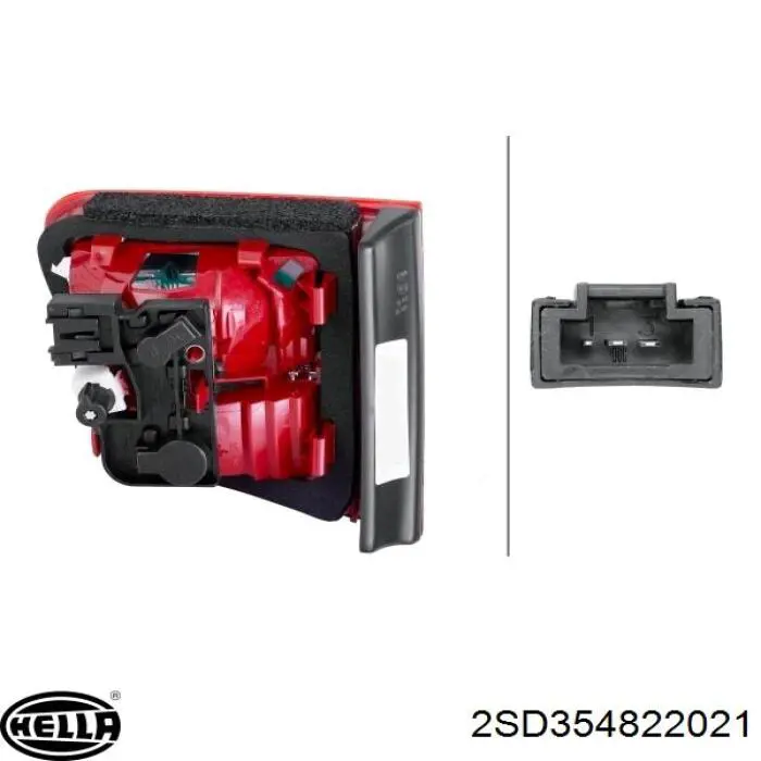 Фара задняя правая внешняя Depo/Loro/Abakus 5521932RUE цена, от 120.19 USD