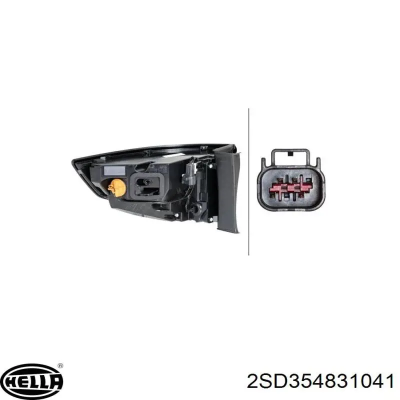 Фонарь задний правый внешний LR135570 Land Rover