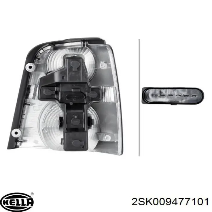 Купить FP7409F2E Depo/Loro/Abakus Задняя правая фара