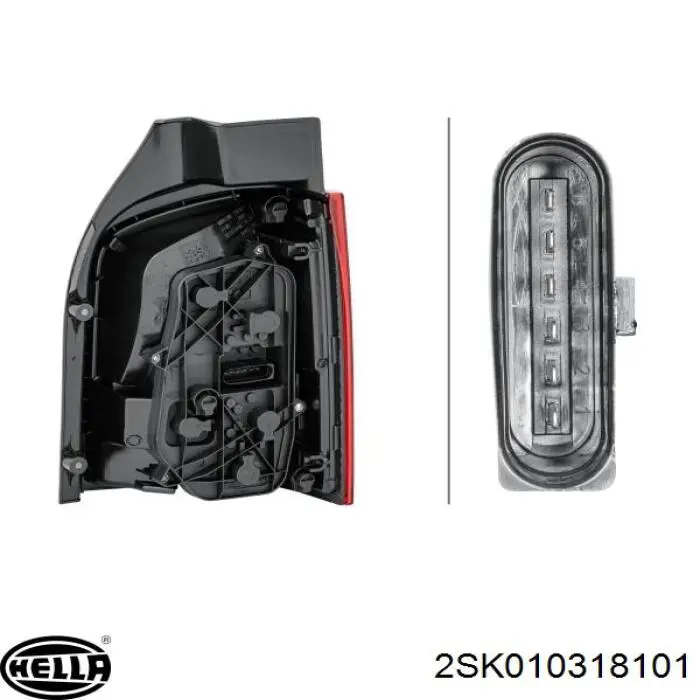 Фонарь задний правый FPS FP7416F4E цена, от 51.38 USD