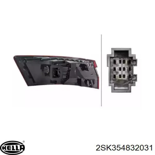Задний левый внешний фонарь AND 30945177
