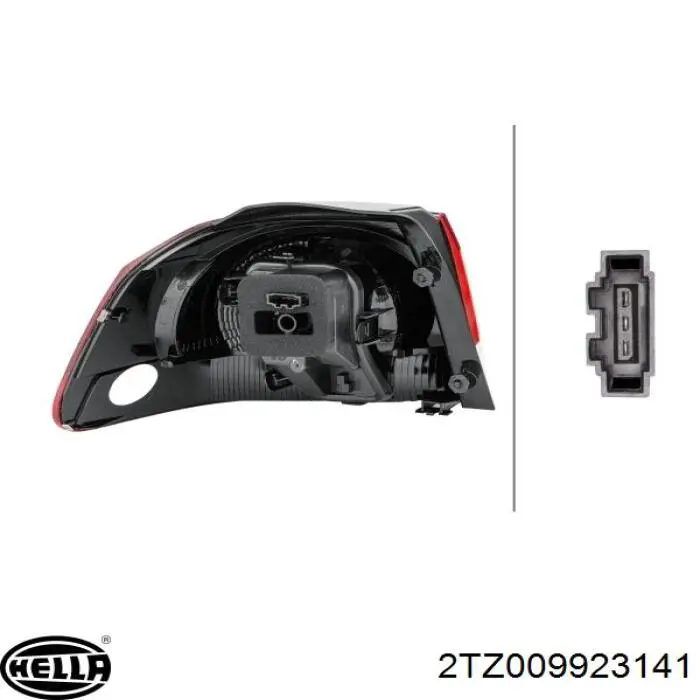 Фонарь задний правый, внутренний VAG 5K0945094K цена, от 38.55 USD