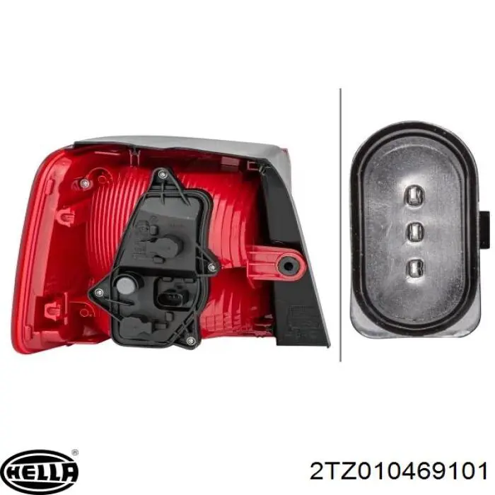 Фонарь задний правый, внутренний Depo/Loro/Abakus 4411329RUE цена, от 63.35 USD