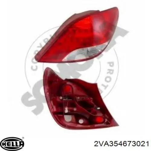 Фонарь задний правый Peugeot/Citroen 9686565980 цена, от 82.86 USD