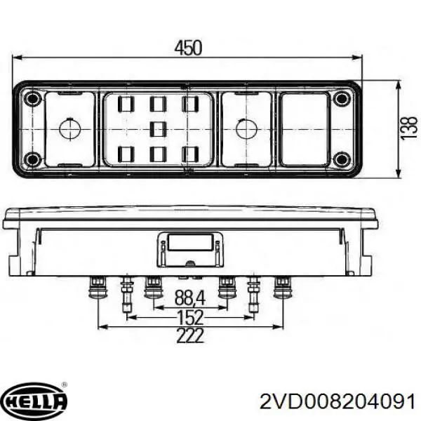 Задняя левая фара Tempest TP0909211 цена, от 19.22 USD