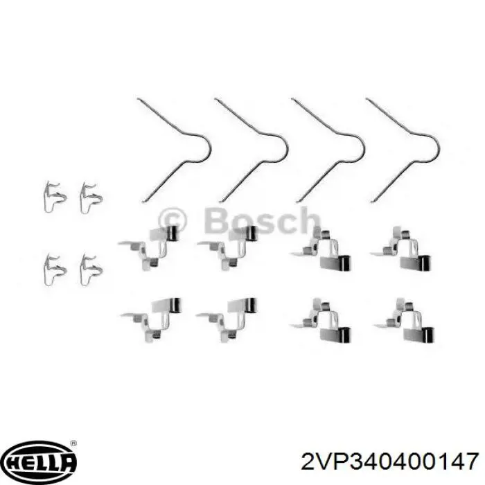 Задний фонарь 2VP340400147 HELLA