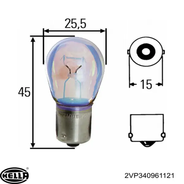 Купить 2VP340961121 HELLA Задняя правая фара