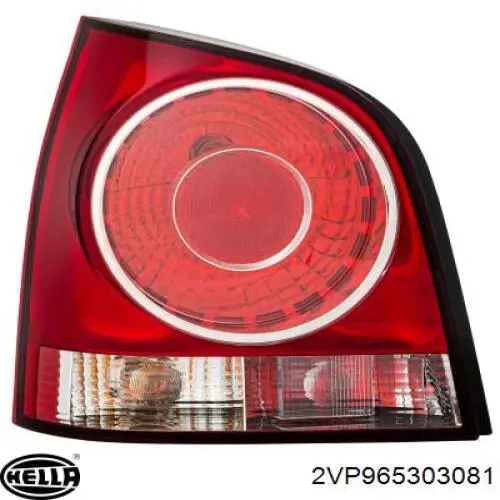  Задний фонарь Volkswagen Polo 4