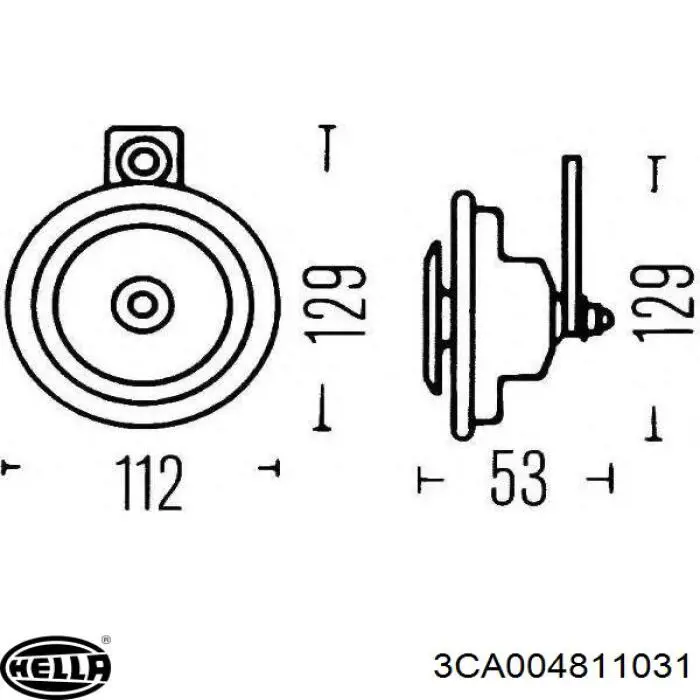  HELLA 3CA004811031