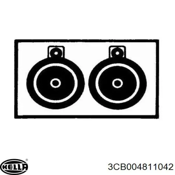 Звуковой сигнал 3CB004811042 HELLA
