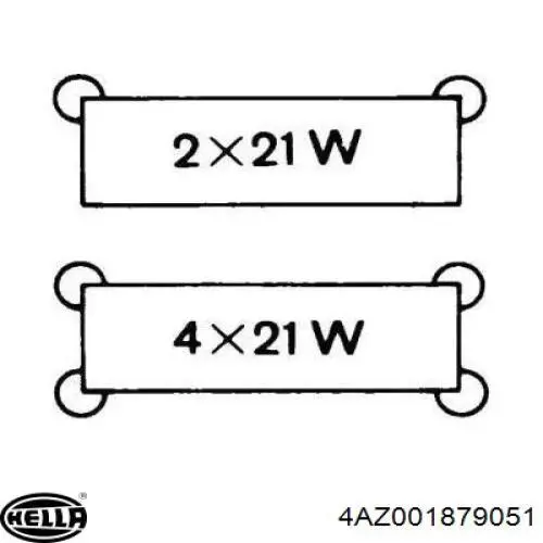Реле поворотников HELLA 4AZ001879051