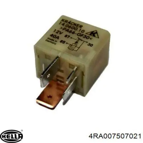Реле свечей накала 4RA007507021 HELLA
