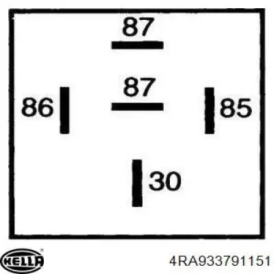MR90 Mahle Original Реле электрическое многофункциональное