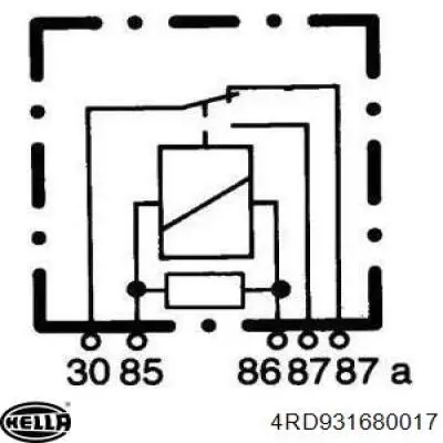 Реле многофункциональное 4RD931680017 HELLA