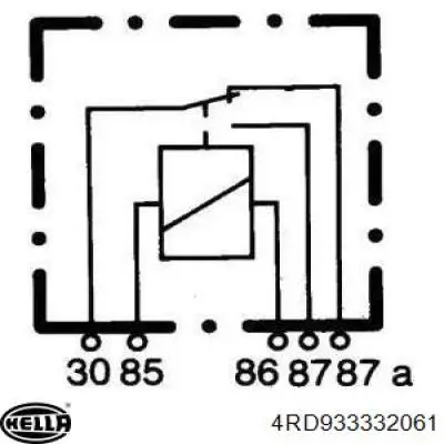 Реле многофункциональное 4RD933332061 HELLA