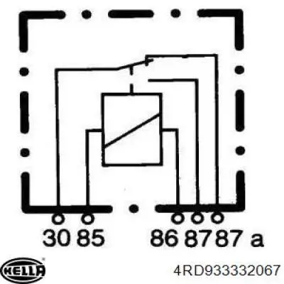 Реле многофункциональное 4RD933332067 HELLA