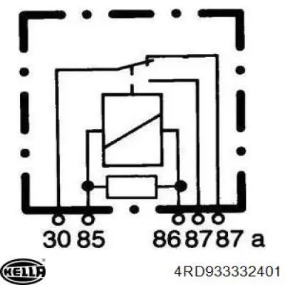 Реле многофункциональное 4RD933332401 HELLA