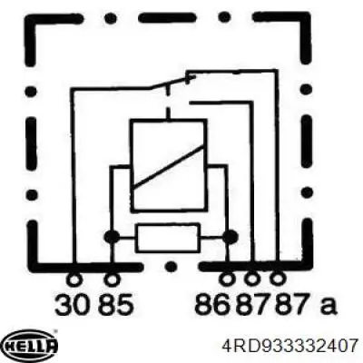 Реле многофункциональное 4RD933332407 HELLA