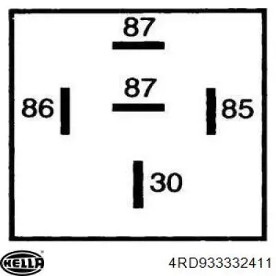 Реле многофункциональное 4RD933332411 HELLA