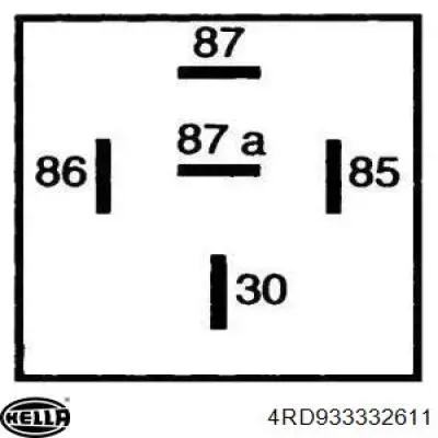 Реле электрическое многофункциональное HELLA 4RD933332611 цена, от 6.10 USD