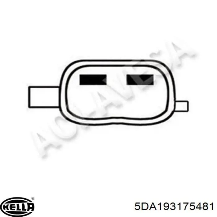 5DA193175481 HELLA Катушка зажигания
