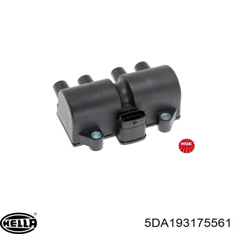 Купить 5DA193175561 HELLA Катушка зажигания