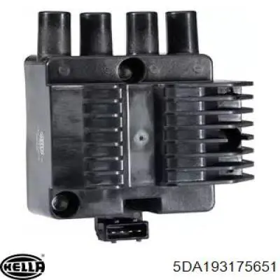 5DA193175651 HELLA Катушка зажигания