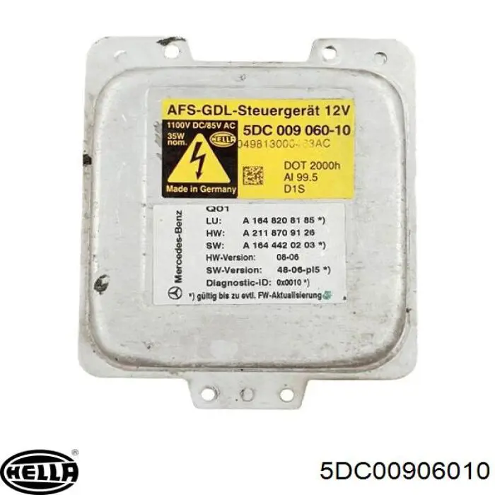 5DC00906010 HELLA 
