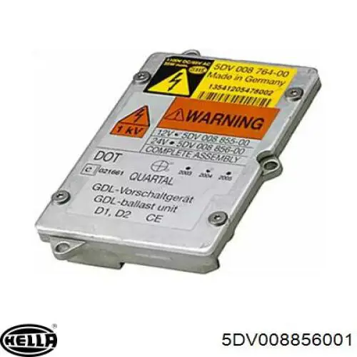 Блок розжига (ксенон) HELLA 5DV008856001 цена, от 370.12 USD