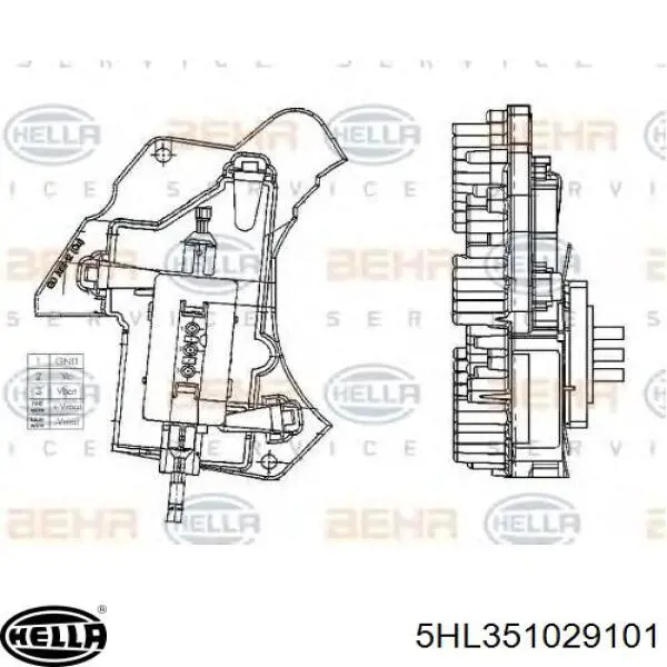 Купить K106077 Meat&Doria Регулятор оборотов вентилятора печки