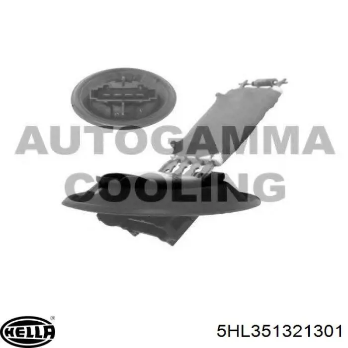 Купить 5HL351321301 HELLA Регулятор оборотов вентилятора печки