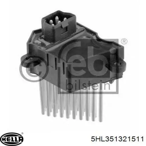 5HL351321511 HELLA Реле печки