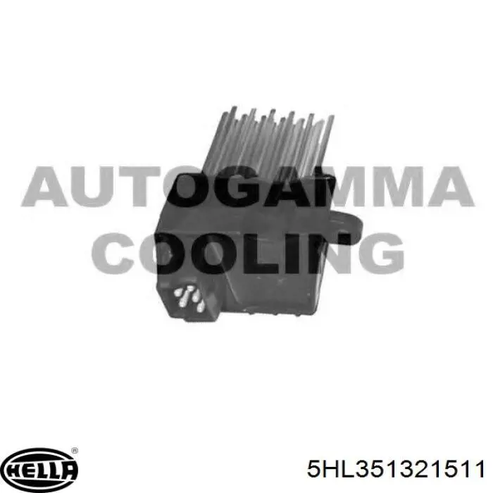 Купить 5HL351321511 HELLA Регулятор оборотов вентилятора печки