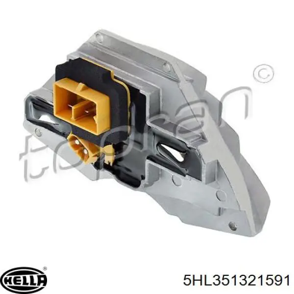 Резистор (сопротивление) вентилятора печки (отопителя салона) на Audi A4 Avant B5 