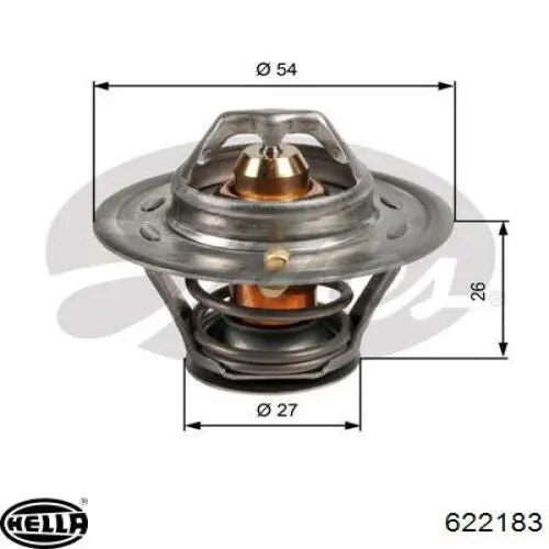 Термостат 622183 HELLA