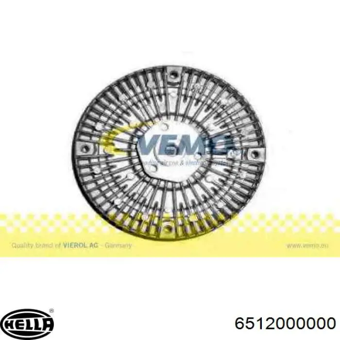 Вискозная муфта HELLA 6512000000 цена, от 27.14 USD
