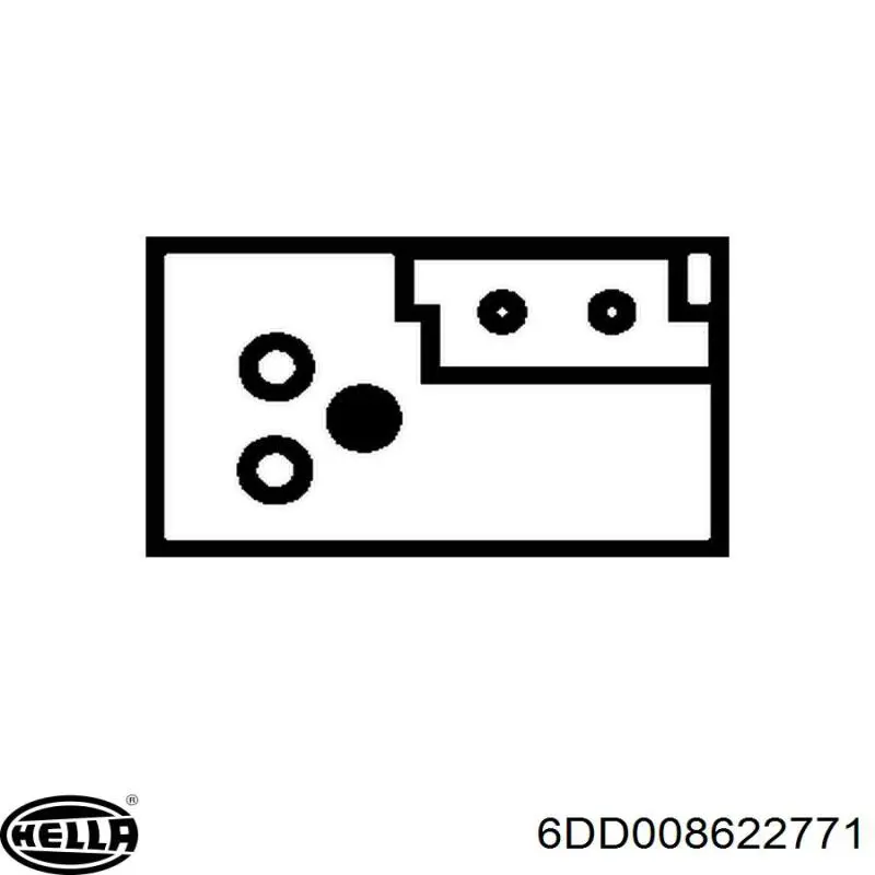 Датчик стоп сигнала 6DD008622771 HELLA