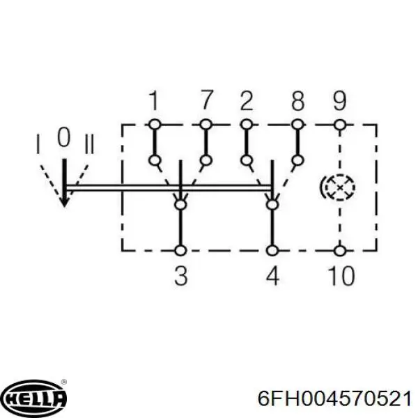 Купить 6FH004570521 HELLA 