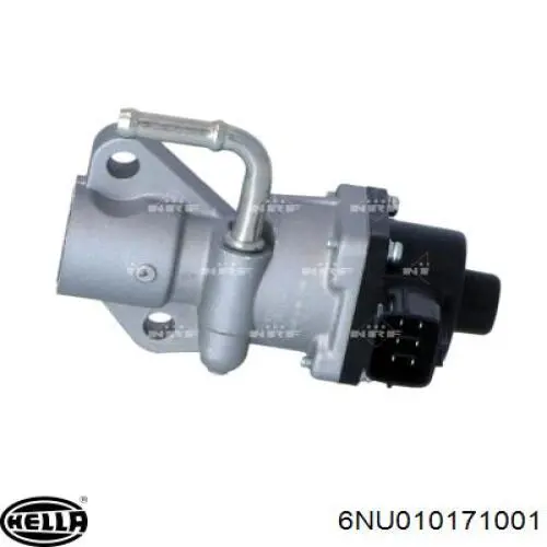 Купить 6NU010171001 HELLA Клапан EGR системы рециркуляции отработавших газов