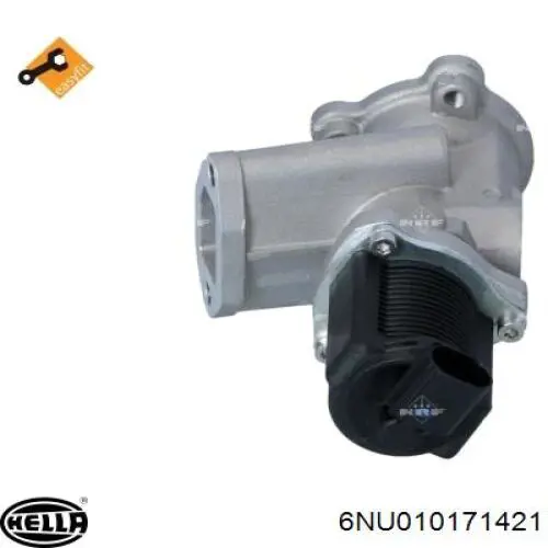 Купить 6NU010171421 HELLA Клапан EGR системы рециркуляции отработавших газов