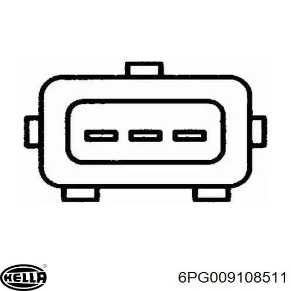 Sensor de detonaciones 6PG009108511 HELLA