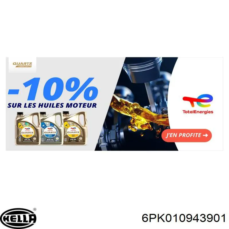 6PK010943901 HELLA Кабель массы аккумулятора (АКБ)