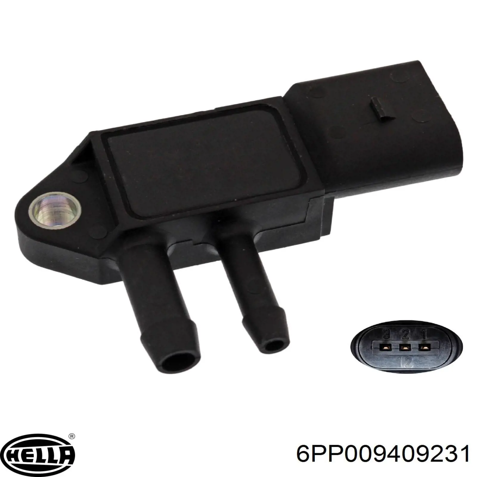 Датчик давления выхлопных газов HELLA 6PP009409231 цена, от 31.84 USD