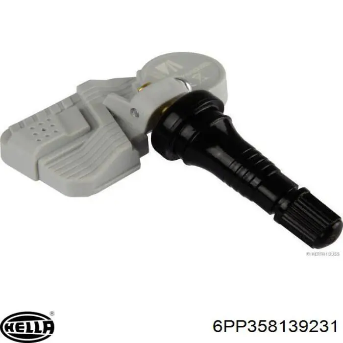 6PP 358 139-231 HELLA sensor de pressão de ar nos pneus