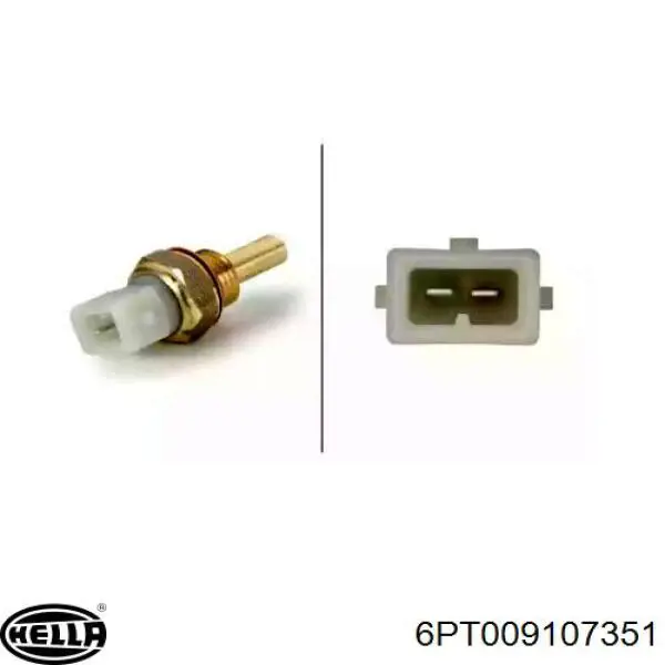 Приемник указателя температуры воды HELLA 6PT009107351 цена, от 14.10 USD