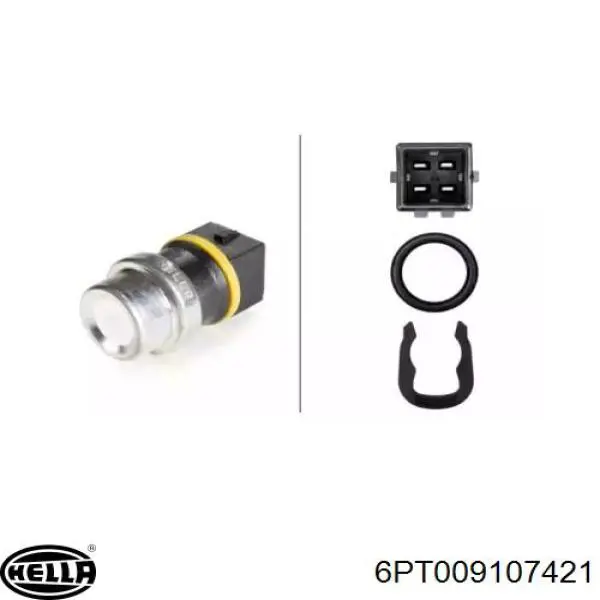 Датчик температуры жидкости HELLA 6PT009107421