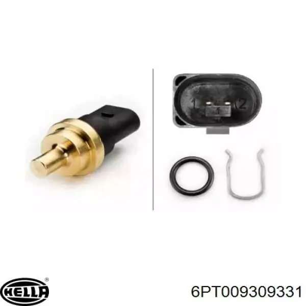 Купить 6PT009309331 HELLA Термодатчик охлаждающей жидкости