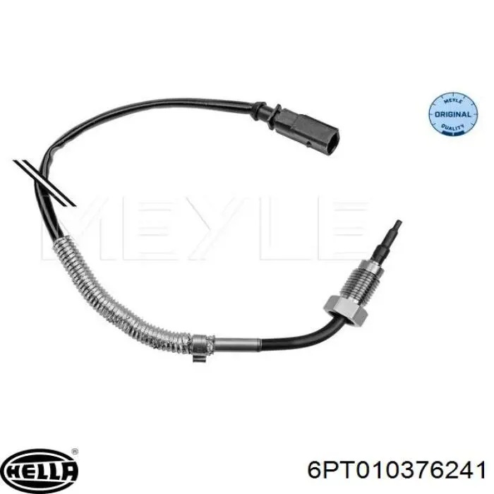 6PT 010 376-241 HELLA sensor de temperatura dos gases de escape (ge, antes de turbina)